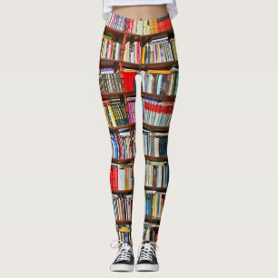 Books   Library   Stylish pattern   Leggings