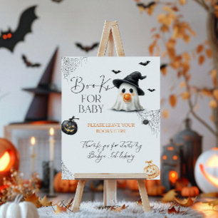 Books Little Boo Baby Shower Halloween Poster