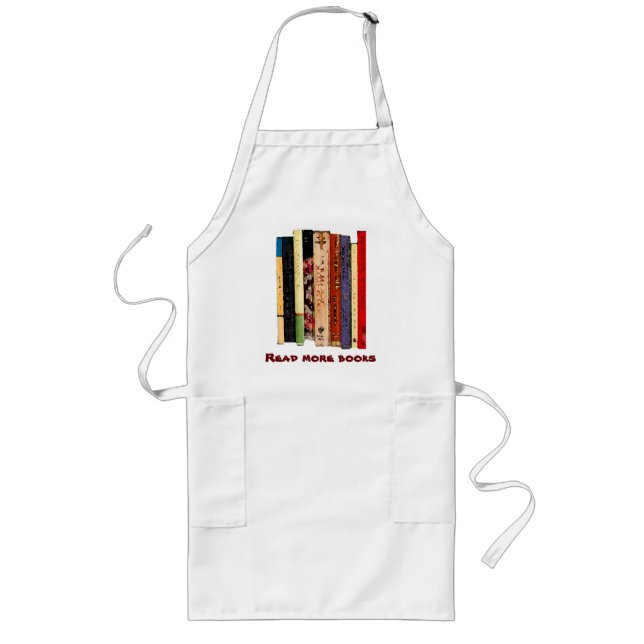 Books Long Apron (Front)