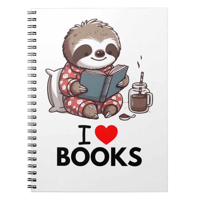 Books Lover gifts I love books for readers (Front)