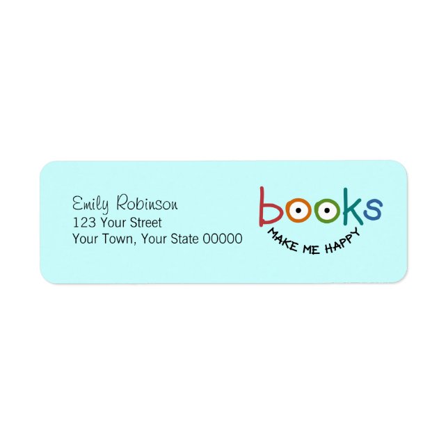 Books Make Me Happy (Front)