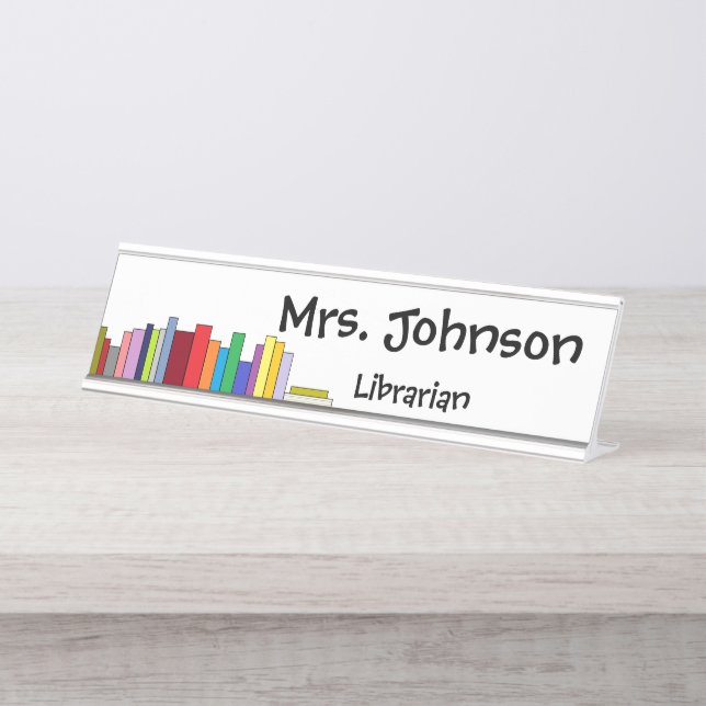 "Books" Name Plate (Front)