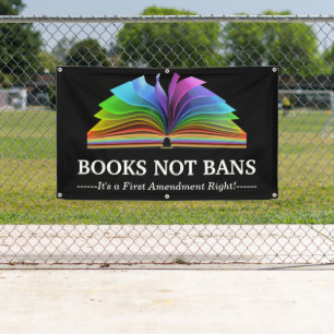 Books Not Bans, LGBTQ+  Banner