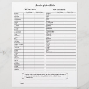 Books of the Bible Page