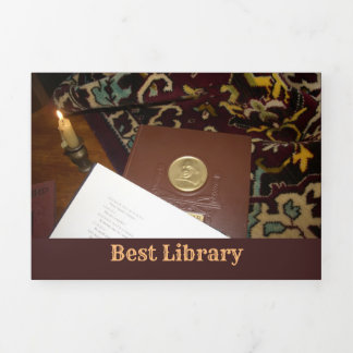 Books of the last century Tri-Fold card