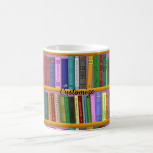 Books on Shelves Thunder_Cove Coffee Mug