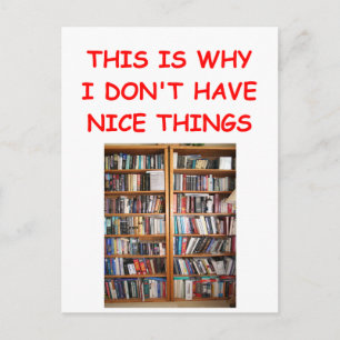 books postcard