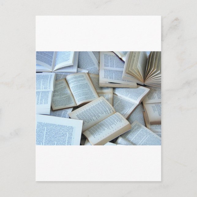 Books Postcard (Front)