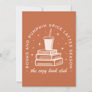 Books & Pumpkin Spice Season Card