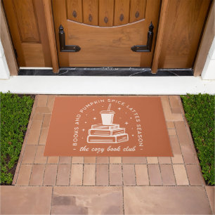 Books & Pumpkin Spice Season Doormat
