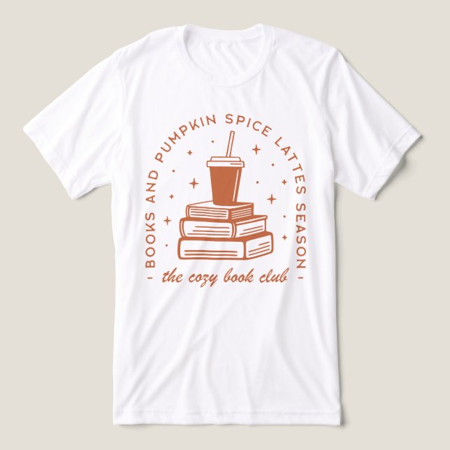 Books & Pumpkin Spice Season Tri-Blend Shirt (Design Front)