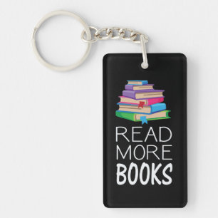 Books - Read More Books Keychain