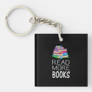 Books - Read More Books Keychain