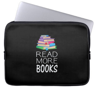 Books - Read More Books Laptop Sleeve