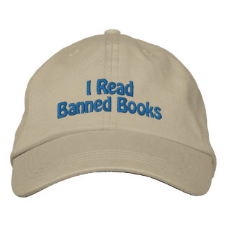 Books Reading Embroidered Hat