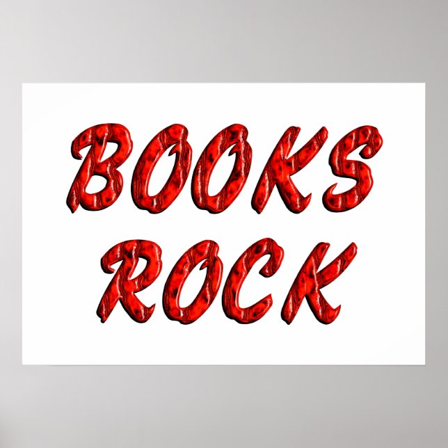 Books ROCK Poster (Front)