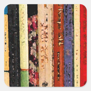 Books Square Sticker