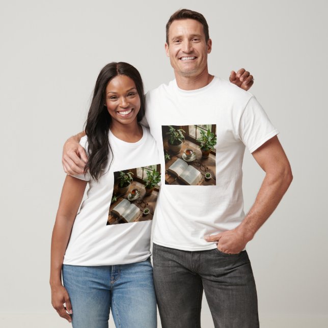 Books & Tea Club | Cozy Aesthetic for Book Lovers  T-Shirt (Unisex)