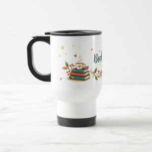 Books, Tea & Me   Cozy Book Lover Travel Mug