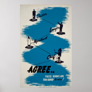 Books Vintage Poster