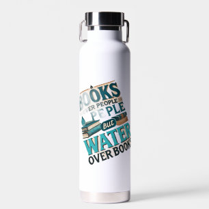 Books, Water, Balance Water Bottle