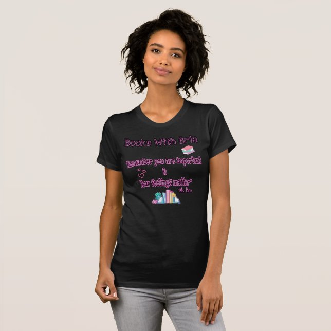 Books With Brie  T-Shirt (Front Full)