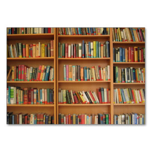 Bookshelf background table number