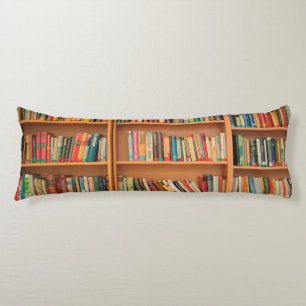 Bookshelf Books Library Bookworm Reading Body Pillow
