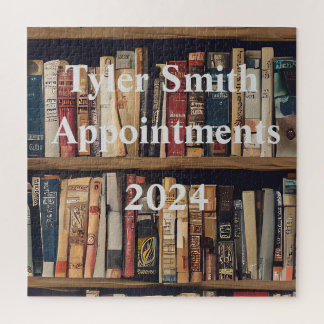 Bookshelf Daily Appointments Jigsaw Puzzle