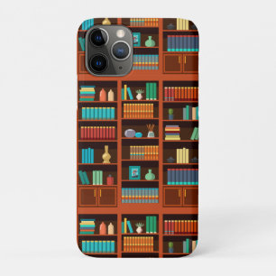 Bookshelf Illustration  iPhone 11 Pro Case
