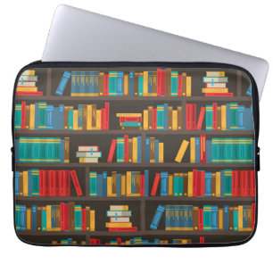 Bookshelf Reading Love Laptop Sleeve
