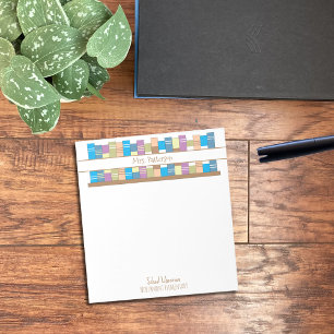 Bookshelf School Librarian Personalized Notepad