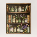 Bookshelves and Herbals Jigsaw Puzzle<br><div class="desc">Challenge yourself with these cute puzzles featuring everyday activities.
Available in various sizes.</div>