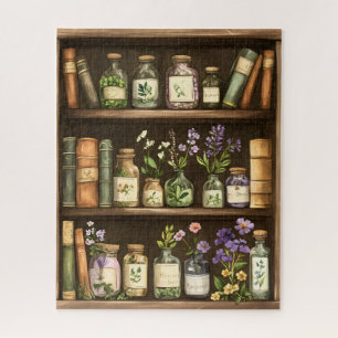 Bookshelves and Herbals Jigsaw Puzzle