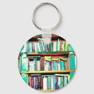 Bookshelves Keychain