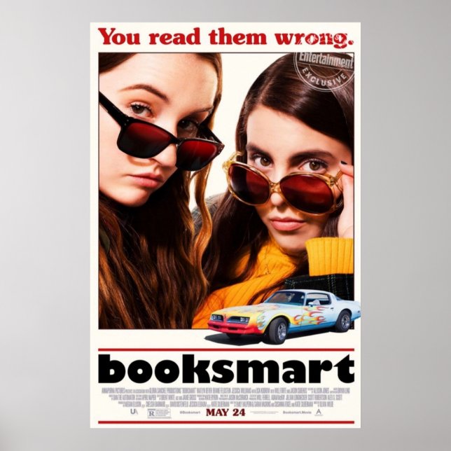 booksmart movie  poster (Front)