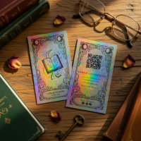Bookstore Holographic Celestial Book Branding