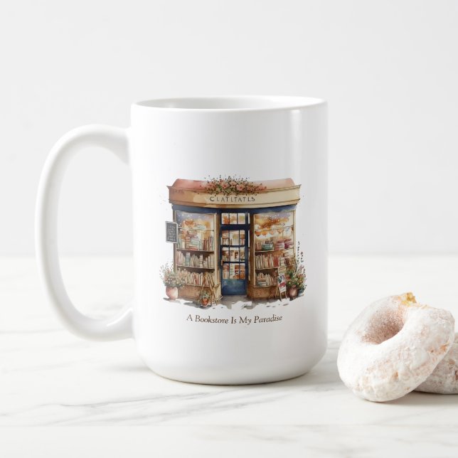 Bookstore Mug (With Donut)