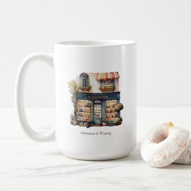 Bookstore Mug (With Donut)