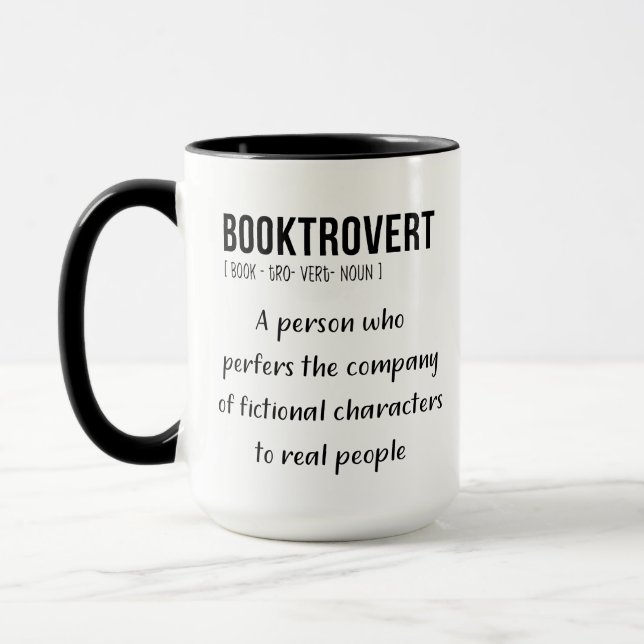 Booktrovert 15oz Coffee Mug (Gauche)