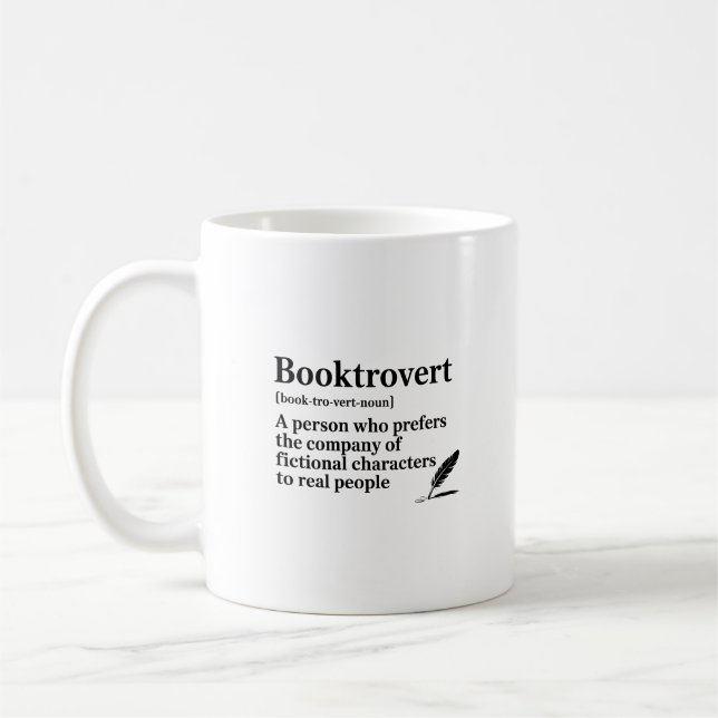 Booktrovert Coffee Mug (Left)