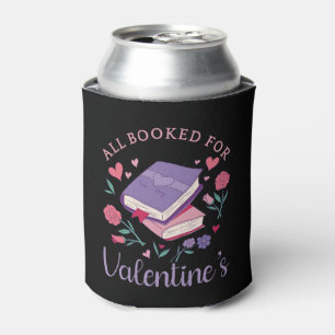 Bookworm - All Booked For Valentine's II Can Cooler