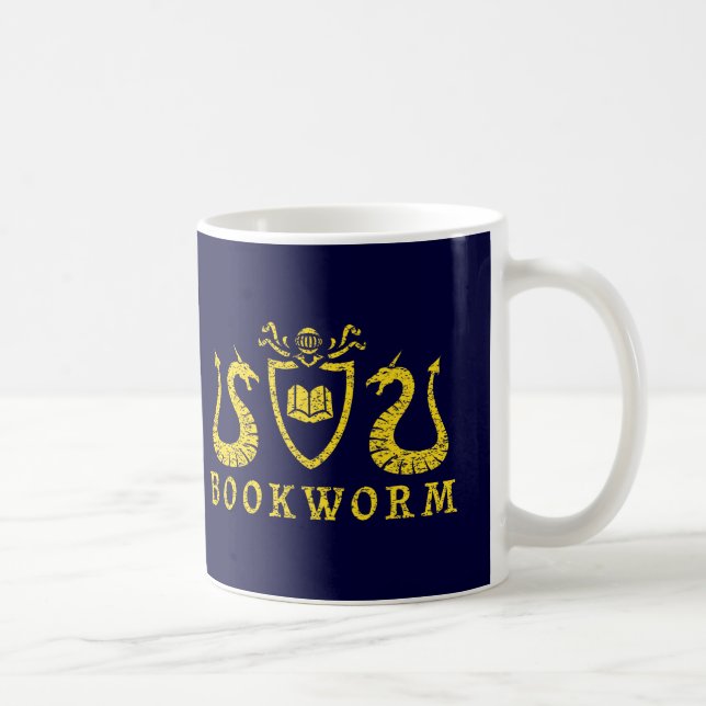 Bookworm Blazon Mug (Right)