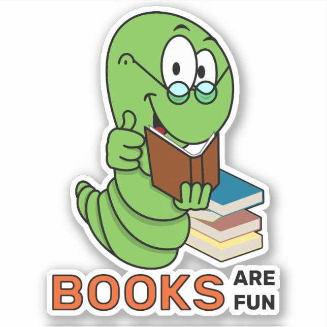 Bookworm Books Are Fun (Front)