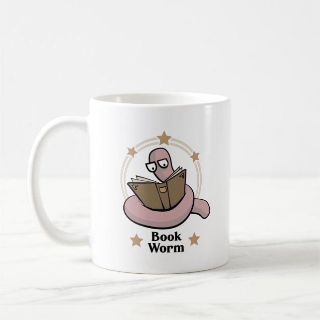 Bookworm Coffee Mug (Left)