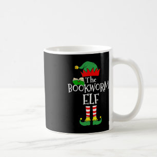 Bookworm Elf Matching Family Group Christmas Party Coffee Mug