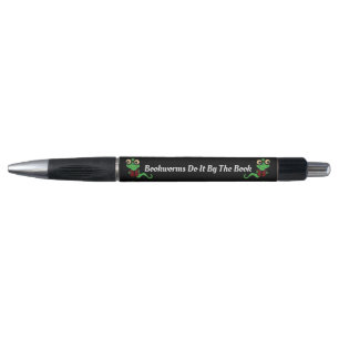 Bookworm Humour Black Pen