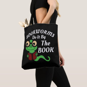 Bookworm Humour Tote Bag