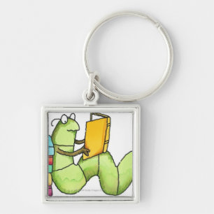 Bookworm Keychain