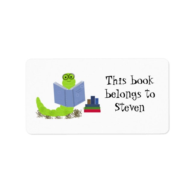 Bookworm Label (Front)